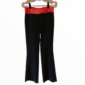 Vintage Dolce & Gabbana Wool and Leather Trousers